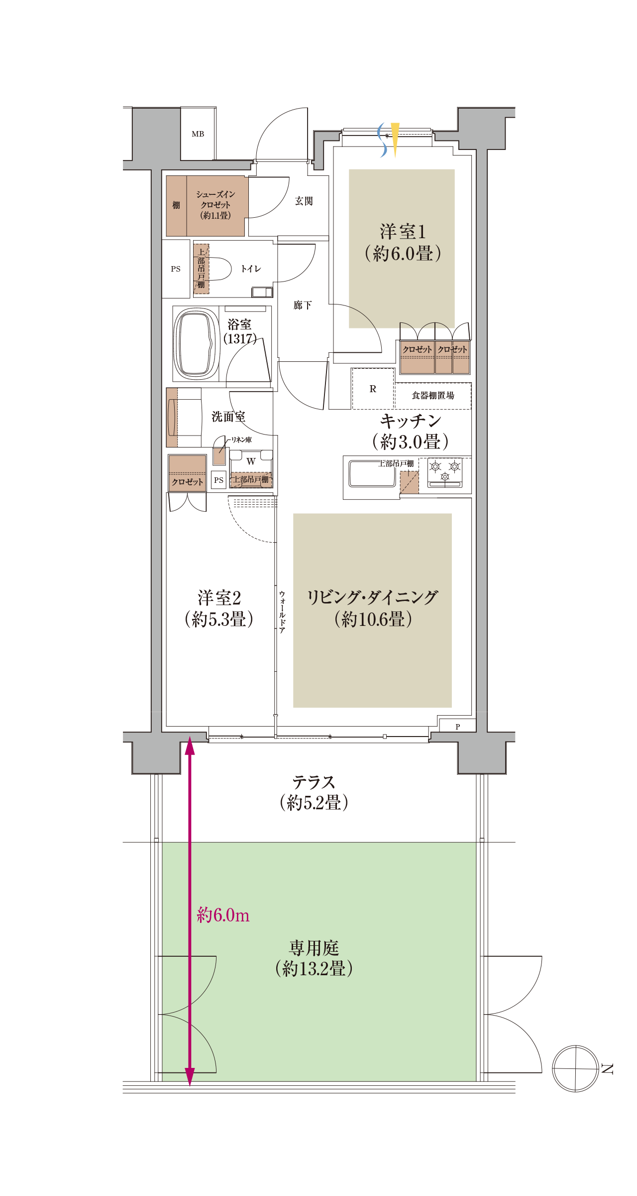 Gg type 間取り図