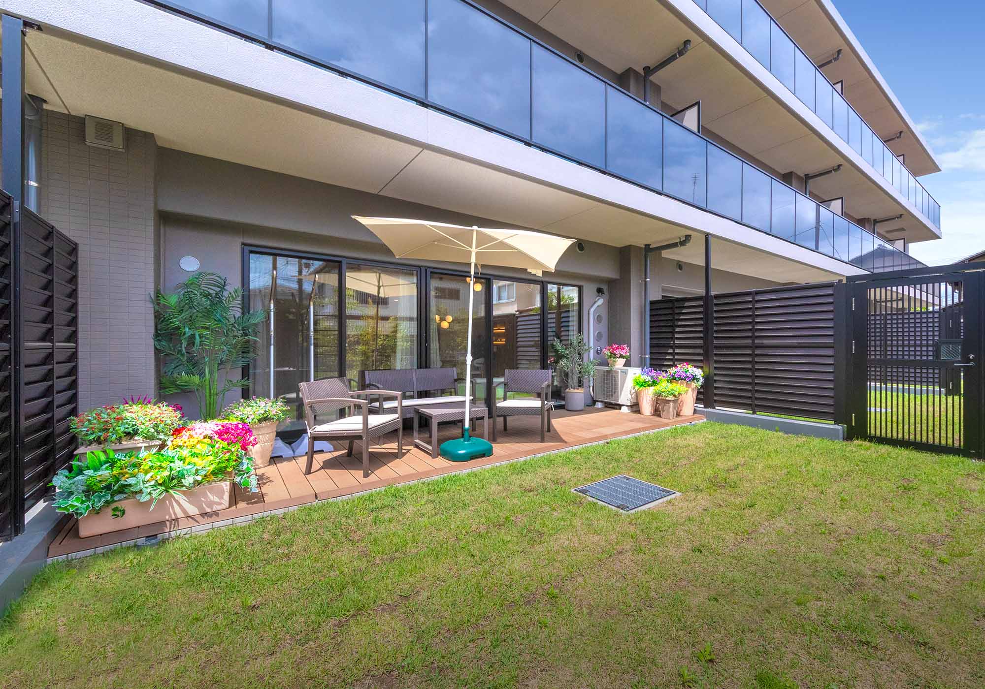 専用庭（Bgタイプ）（2025年4月撮影）（分譲済）